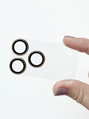 Full Coverage Diamond Cut Camera Tempered Glass