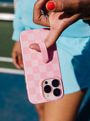 Blush Checkered