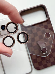 Full Coverage Diamond Cut Camera Tempered Glass