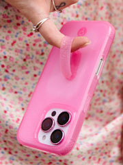 Clear Sparkle Pink